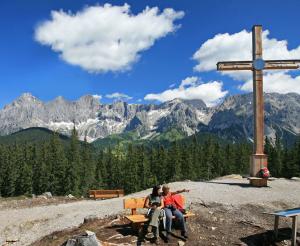 Das Gipfelkreuz auf dem Rittisberg