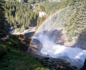 Regenbogen Krimmler Wasserfaelle
