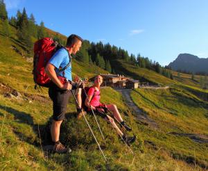 Die Loosbuehelalm im Tal der Almen