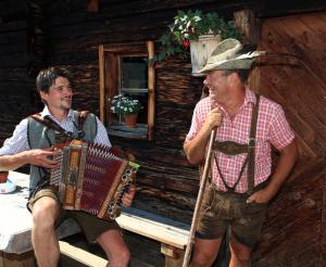 Die Musik spielt auf der Unterwandalm