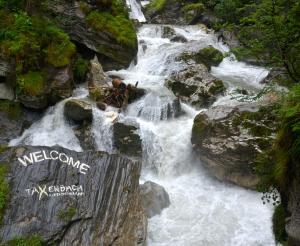Die Kitzlochklamm mit Wasserfall