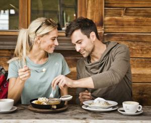 Eine gute Jause auf der Huette