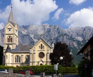 Die evangelische Kirche in Ramsau am Dachstein