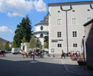 Rupertinum in the historical building in the old town of Salzburg