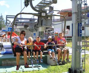 Besucher auf der Rittisbergbahn