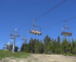 Ansicht der Rittisbergbahn von unten