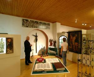 Deanery museum in the interior exhibition room