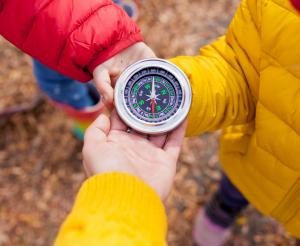 Familienworkshop auf der Planai - Orientierung mit dem Kompass